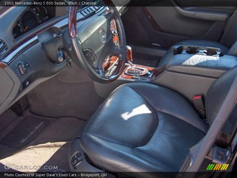 Black / Charcoal 2001 Mercedes-Benz S 600 Sedan