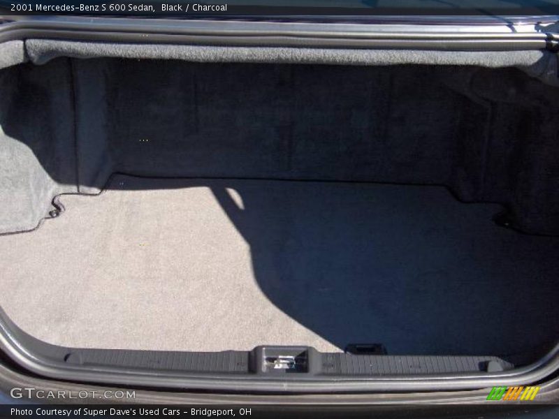 Black / Charcoal 2001 Mercedes-Benz S 600 Sedan