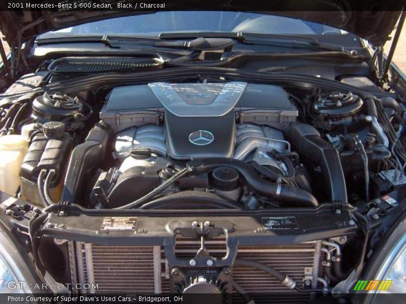 Black / Charcoal 2001 Mercedes-Benz S 600 Sedan
