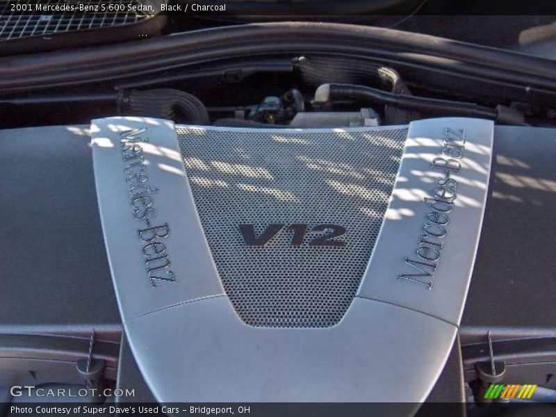 Black / Charcoal 2001 Mercedes-Benz S 600 Sedan