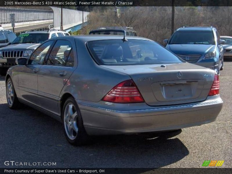 Pewter Silver Metallic / Charcoal 2005 Mercedes-Benz S 430 4Matic Sedan