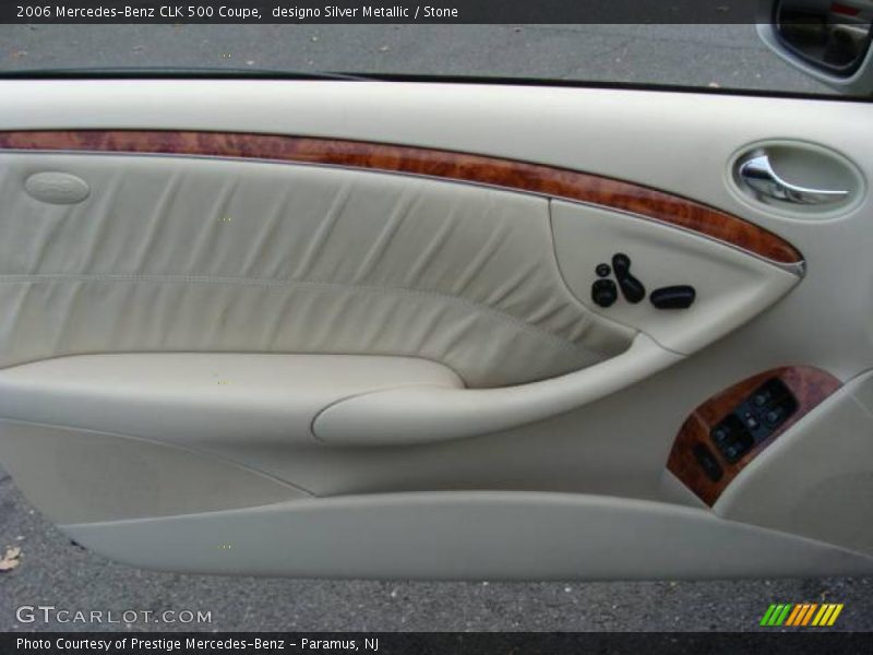designo Silver Metallic / Stone 2006 Mercedes-Benz CLK 500 Coupe