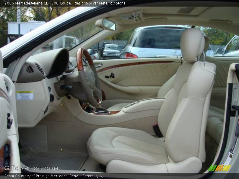designo Silver Metallic / Stone 2006 Mercedes-Benz CLK 500 Coupe