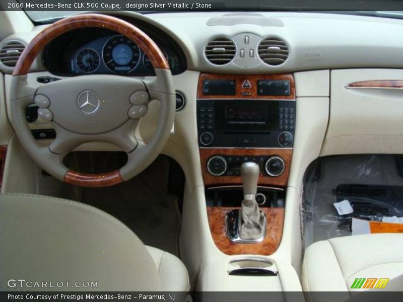 designo Silver Metallic / Stone 2006 Mercedes-Benz CLK 500 Coupe