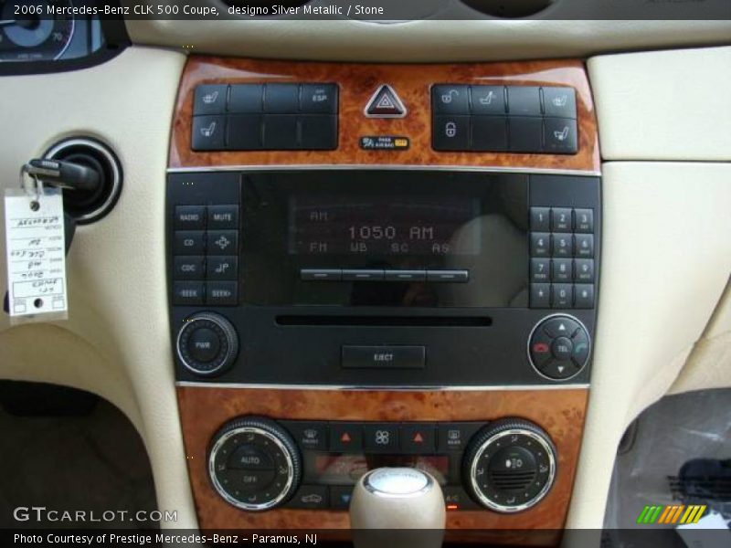 designo Silver Metallic / Stone 2006 Mercedes-Benz CLK 500 Coupe