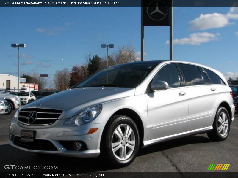 Iridium Silver Metallic / Black 2009 Mercedes-Benz R 350 4Matic