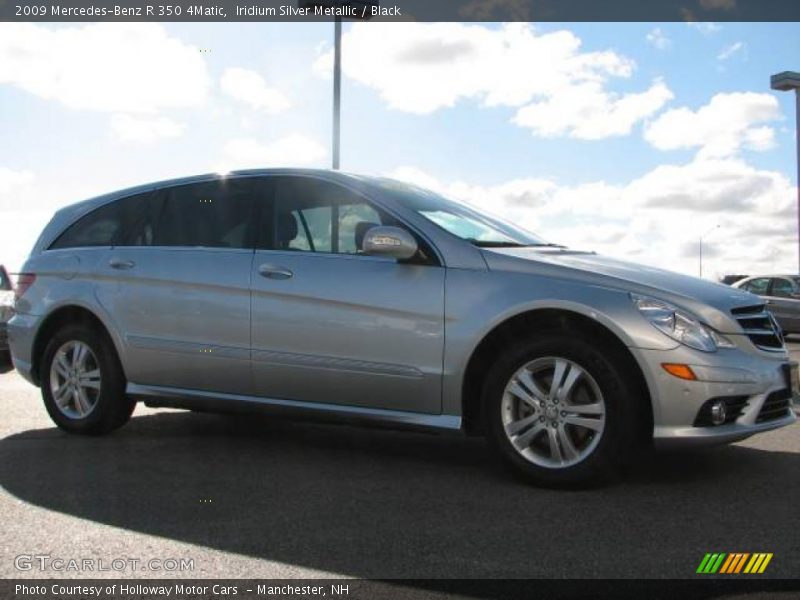 Iridium Silver Metallic / Black 2009 Mercedes-Benz R 350 4Matic