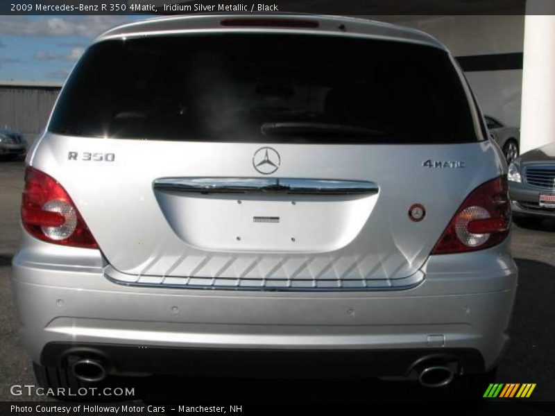 Iridium Silver Metallic / Black 2009 Mercedes-Benz R 350 4Matic