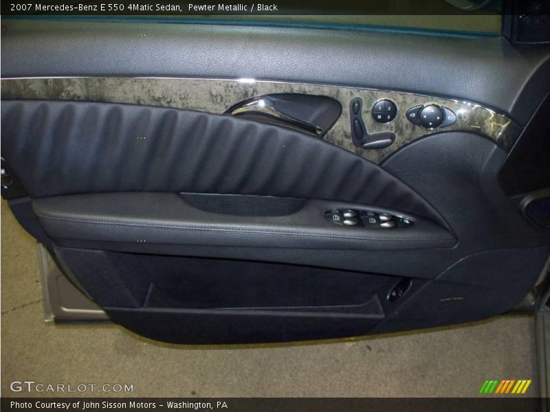 Pewter Metallic / Black 2007 Mercedes-Benz E 550 4Matic Sedan