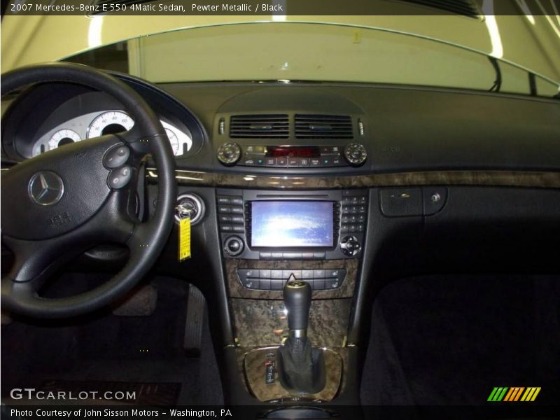 Pewter Metallic / Black 2007 Mercedes-Benz E 550 4Matic Sedan