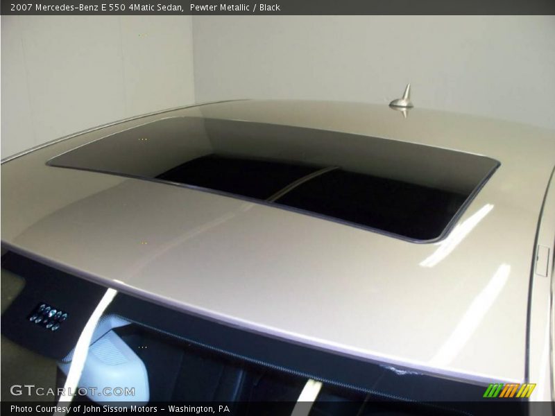 Pewter Metallic / Black 2007 Mercedes-Benz E 550 4Matic Sedan