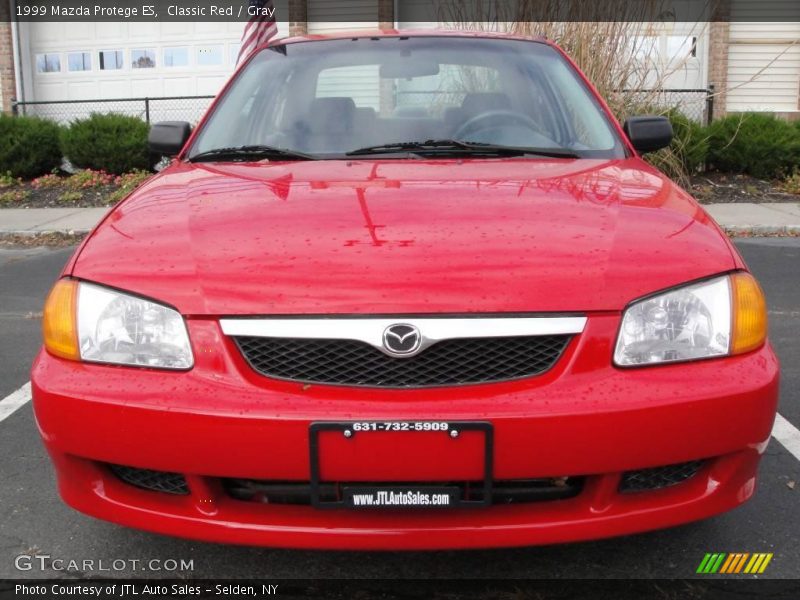 Classic Red / Gray 1999 Mazda Protege ES