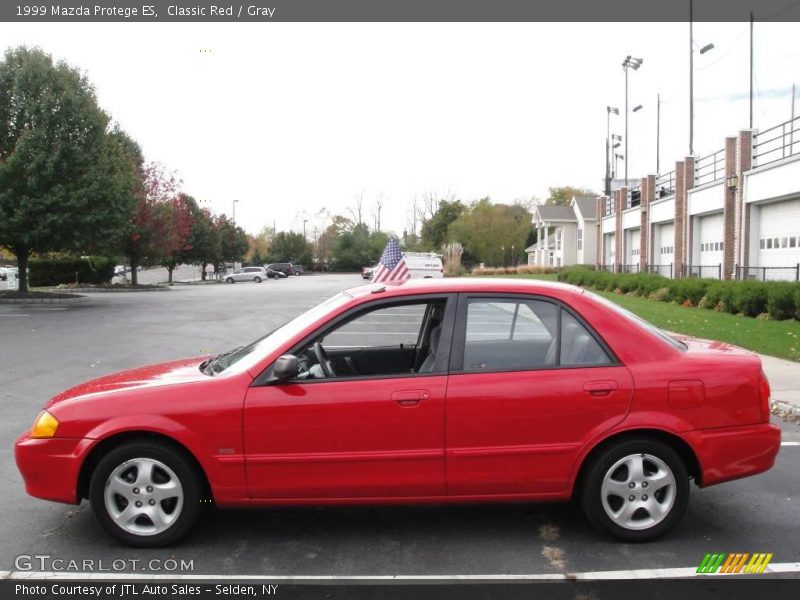 Classic Red / Gray 1999 Mazda Protege ES
