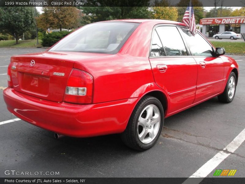 Classic Red / Gray 1999 Mazda Protege ES