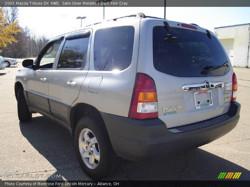 Satin Silver Metallic / Dark Flint Gray 2003 Mazda Tribute DX 4WD