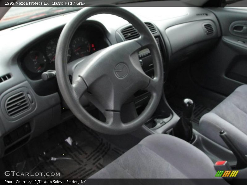 Classic Red / Gray 1999 Mazda Protege ES