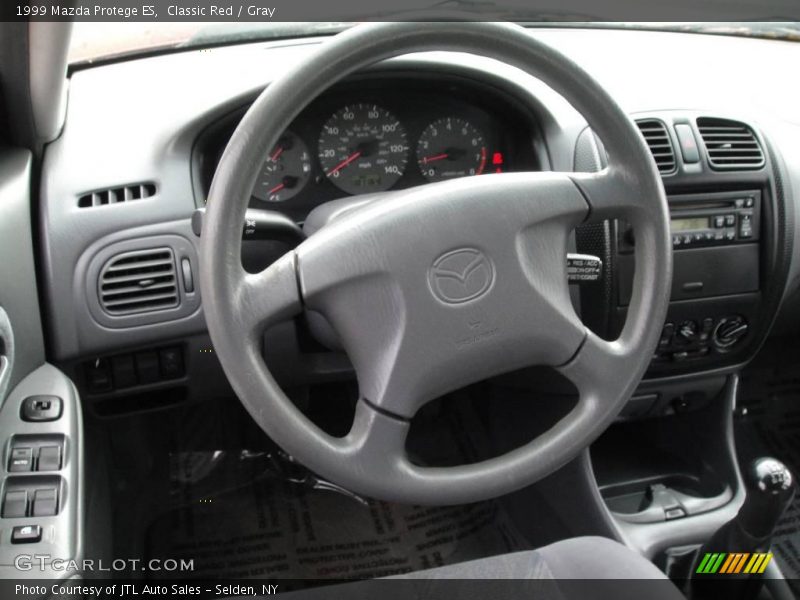 Classic Red / Gray 1999 Mazda Protege ES