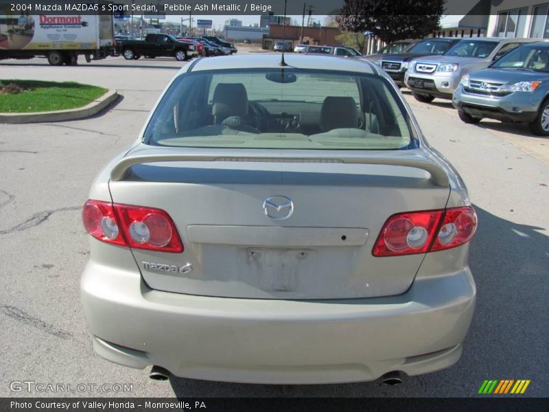 Pebble Ash Metallic / Beige 2004 Mazda MAZDA6 s Sport Sedan