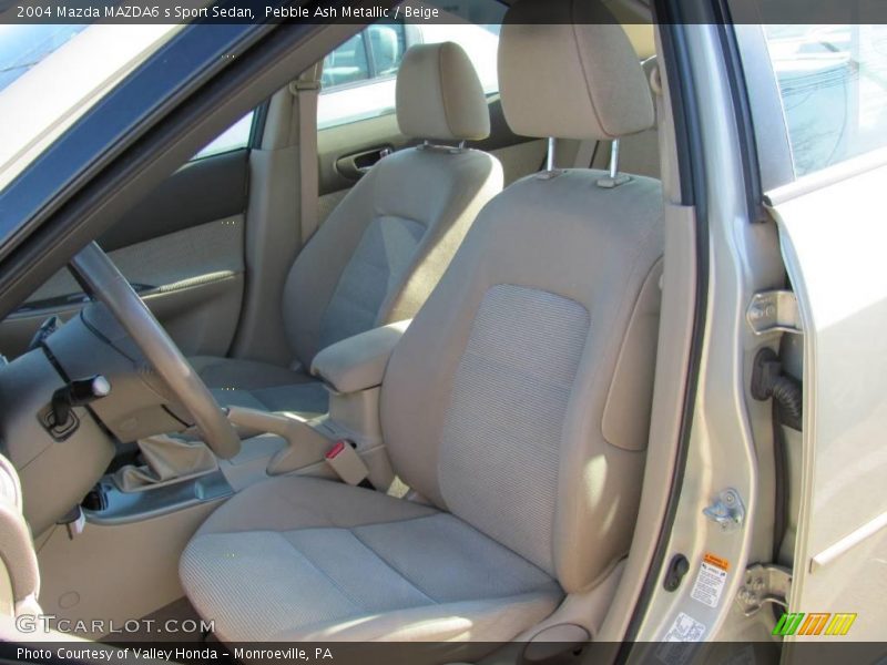 Pebble Ash Metallic / Beige 2004 Mazda MAZDA6 s Sport Sedan