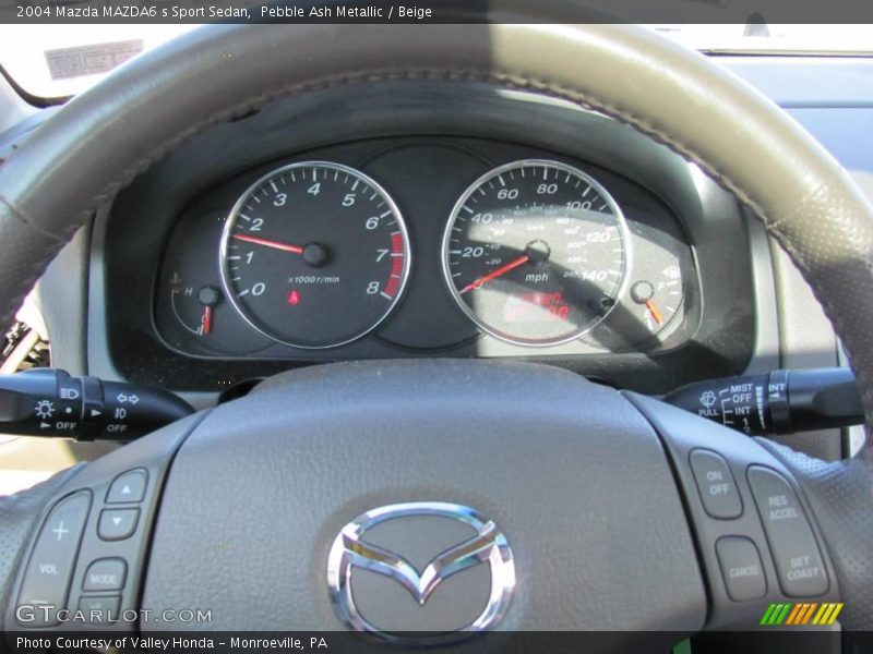 Pebble Ash Metallic / Beige 2004 Mazda MAZDA6 s Sport Sedan
