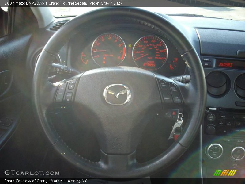 Violet Gray / Black 2007 Mazda MAZDA6 s Grand Touring Sedan