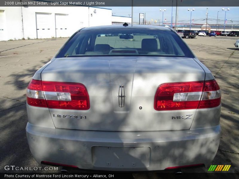 Light Sage Metallic / Light Stone 2008 Lincoln MKZ Sedan