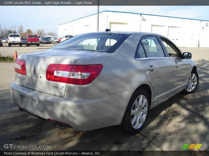 Light Sage Metallic / Light Stone 2008 Lincoln MKZ Sedan