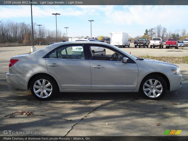 Light Sage Metallic / Light Stone 2008 Lincoln MKZ Sedan