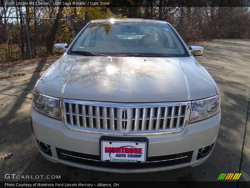 Light Sage Metallic / Light Stone 2008 Lincoln MKZ Sedan