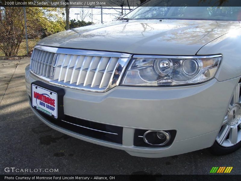 Light Sage Metallic / Light Stone 2008 Lincoln MKZ Sedan
