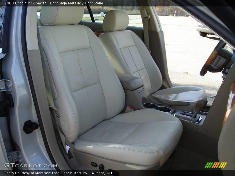 Light Sage Metallic / Light Stone 2008 Lincoln MKZ Sedan