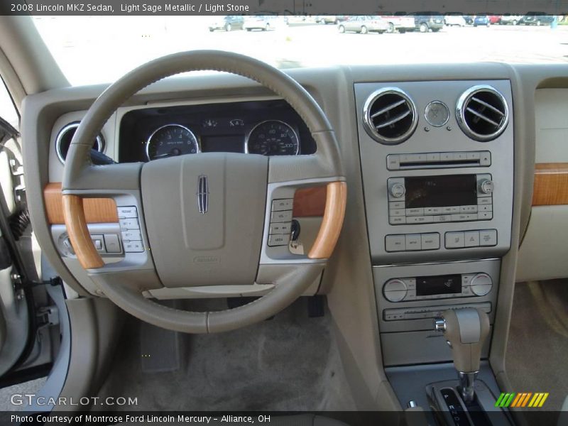 Light Sage Metallic / Light Stone 2008 Lincoln MKZ Sedan