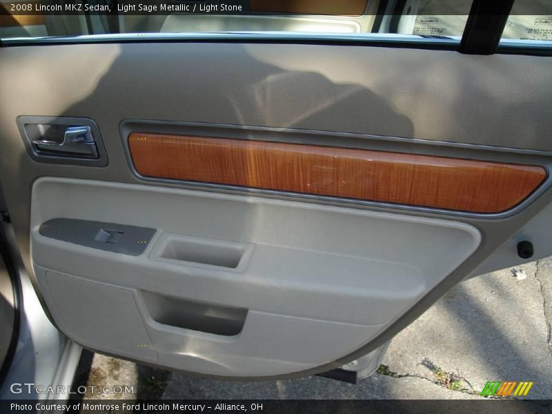 Light Sage Metallic / Light Stone 2008 Lincoln MKZ Sedan