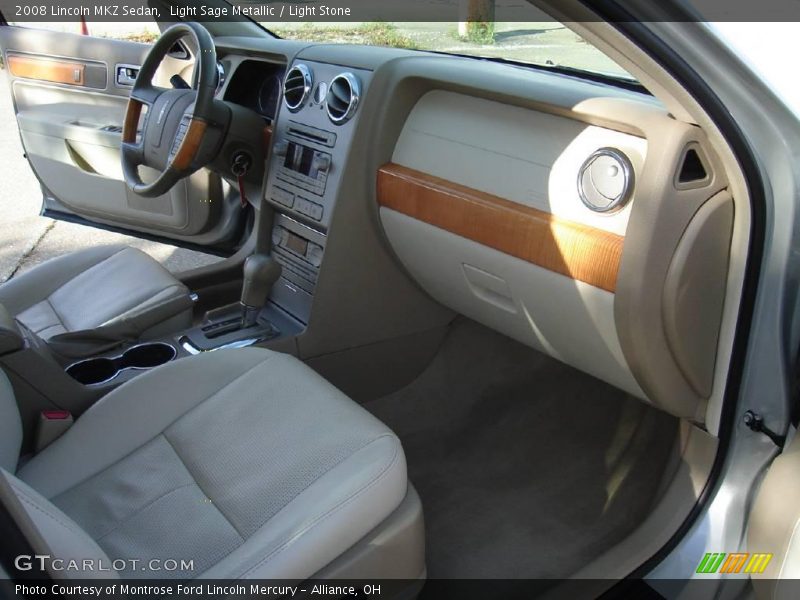 Light Sage Metallic / Light Stone 2008 Lincoln MKZ Sedan
