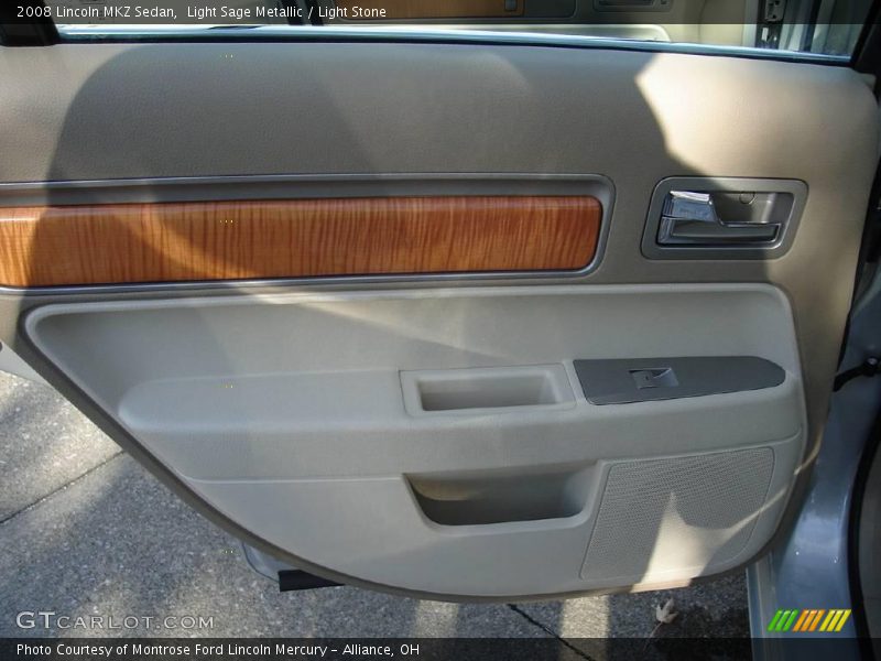 Light Sage Metallic / Light Stone 2008 Lincoln MKZ Sedan