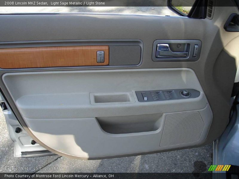 Light Sage Metallic / Light Stone 2008 Lincoln MKZ Sedan