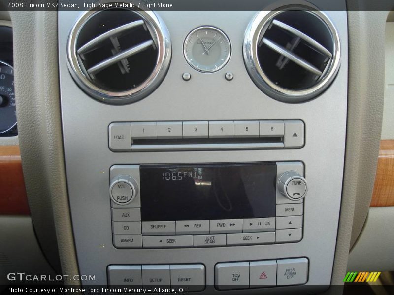 Light Sage Metallic / Light Stone 2008 Lincoln MKZ Sedan