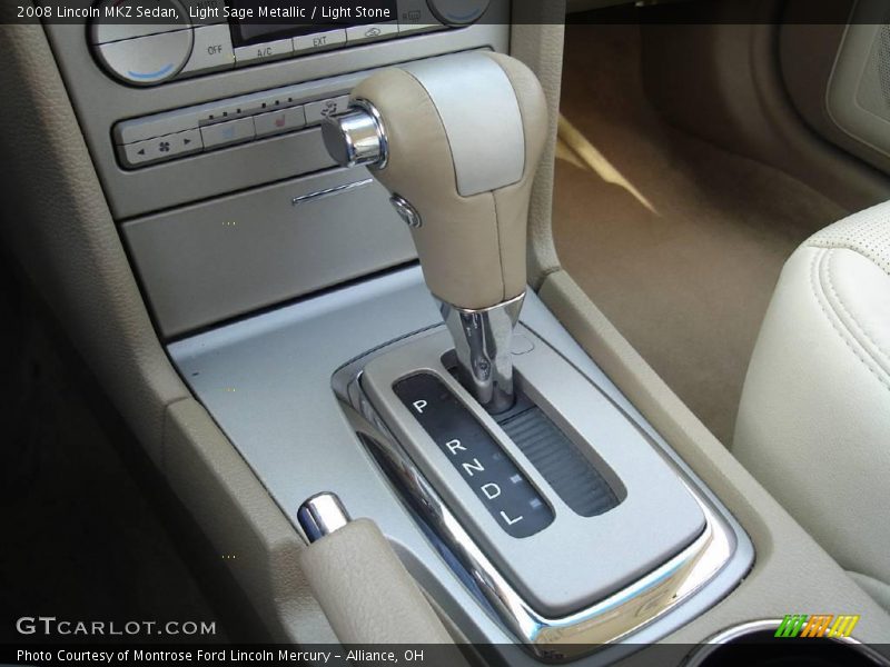 Light Sage Metallic / Light Stone 2008 Lincoln MKZ Sedan
