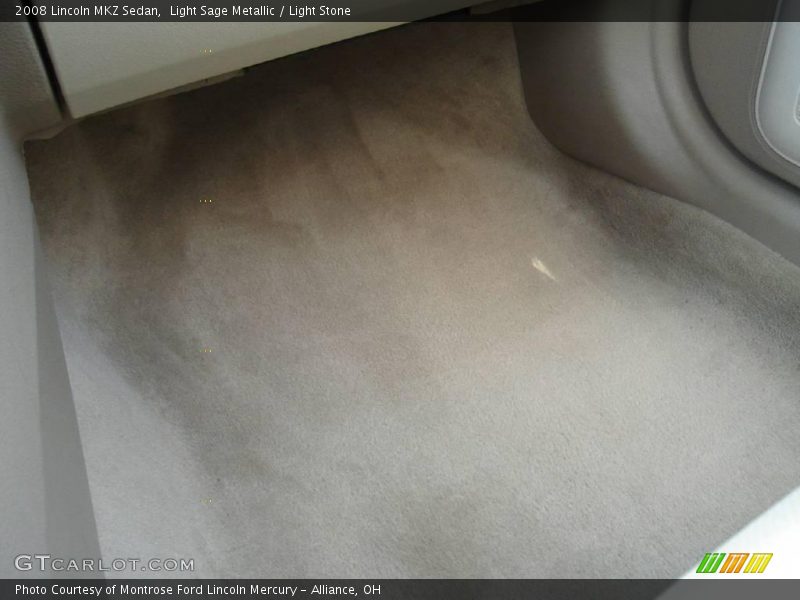 Light Sage Metallic / Light Stone 2008 Lincoln MKZ Sedan