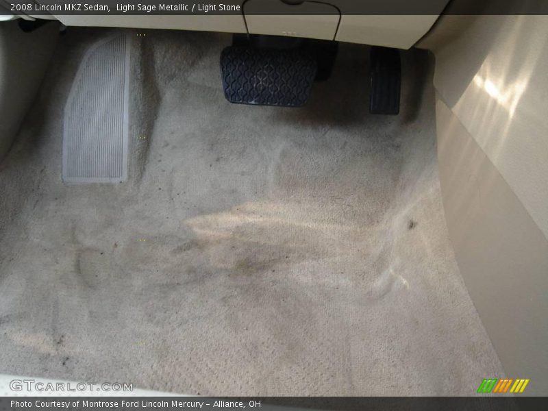 Light Sage Metallic / Light Stone 2008 Lincoln MKZ Sedan