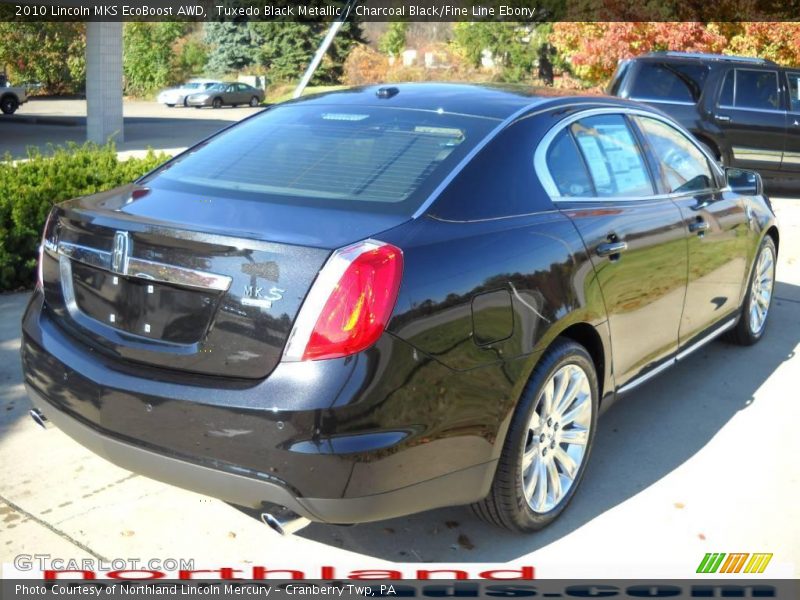 Tuxedo Black Metallic / Charcoal Black/Fine Line Ebony 2010 Lincoln MKS EcoBoost AWD