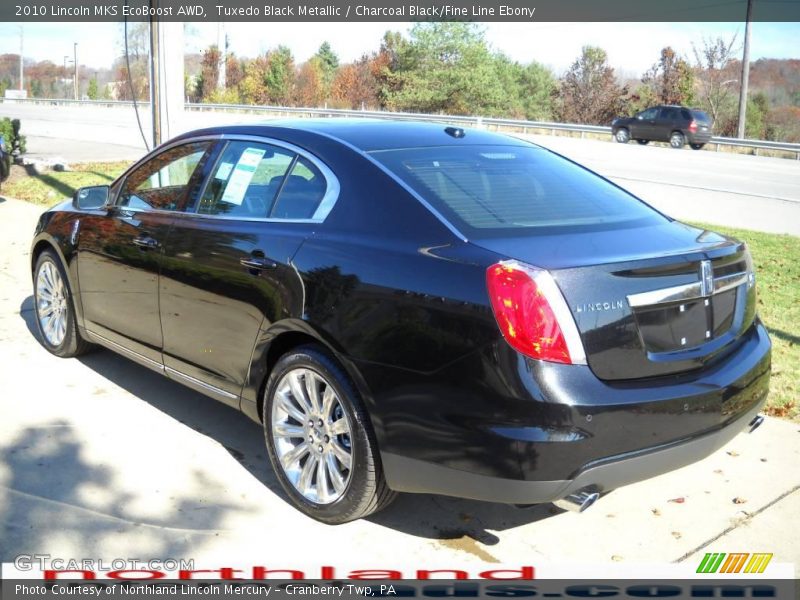 Tuxedo Black Metallic / Charcoal Black/Fine Line Ebony 2010 Lincoln MKS EcoBoost AWD