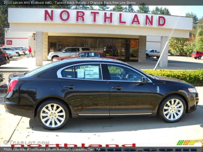 Tuxedo Black Metallic / Charcoal Black/Fine Line Ebony 2010 Lincoln MKS EcoBoost AWD