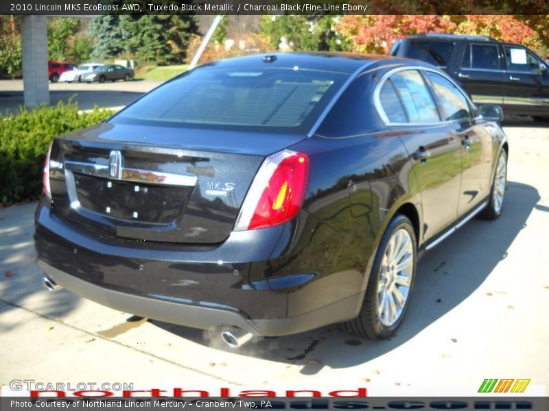 Tuxedo Black Metallic / Charcoal Black/Fine Line Ebony 2010 Lincoln MKS EcoBoost AWD