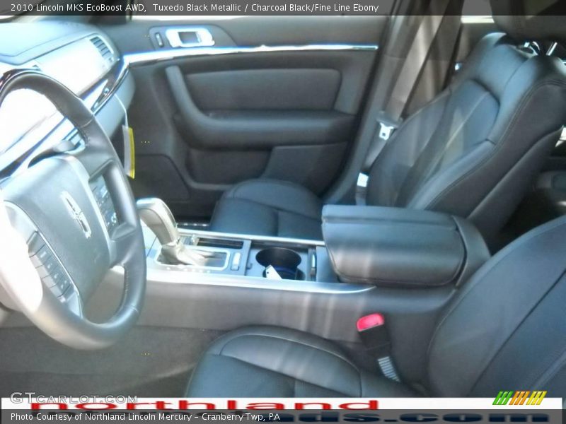 Tuxedo Black Metallic / Charcoal Black/Fine Line Ebony 2010 Lincoln MKS EcoBoost AWD