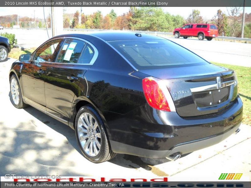 Tuxedo Black Metallic / Charcoal Black/Fine Line Ebony 2010 Lincoln MKS EcoBoost AWD