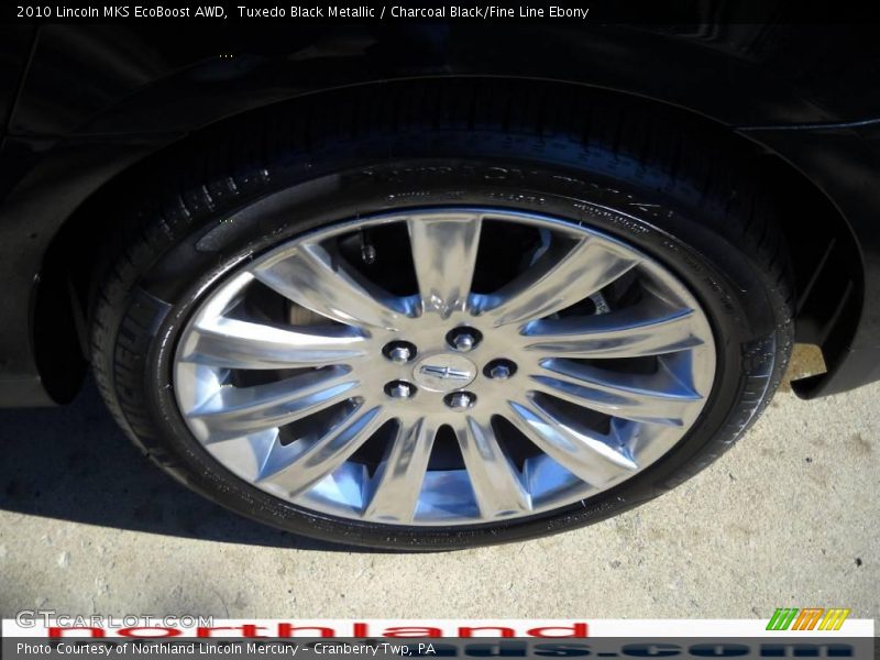 Tuxedo Black Metallic / Charcoal Black/Fine Line Ebony 2010 Lincoln MKS EcoBoost AWD