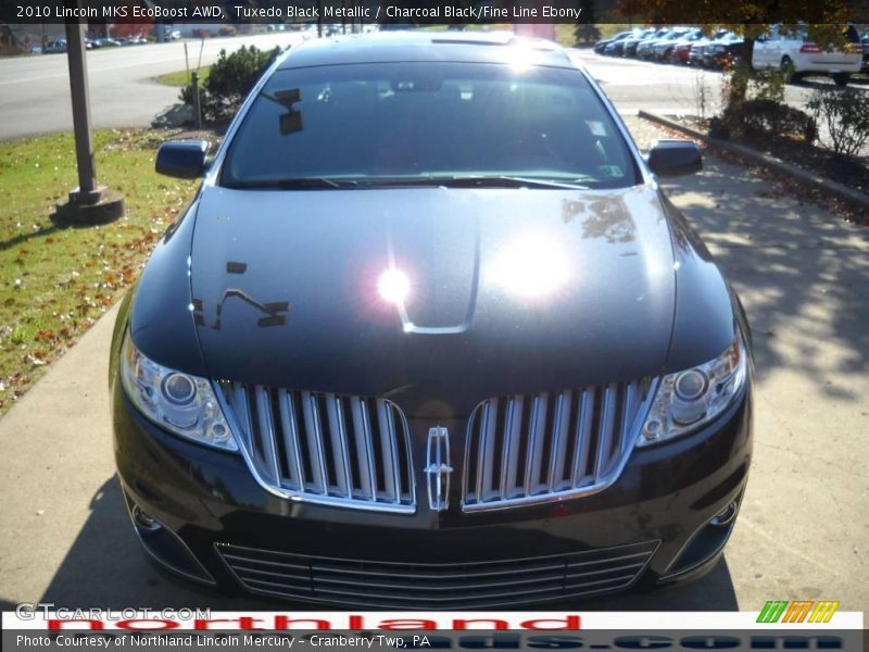 Tuxedo Black Metallic / Charcoal Black/Fine Line Ebony 2010 Lincoln MKS EcoBoost AWD