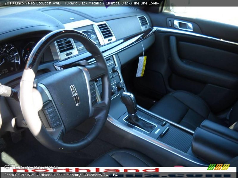 Tuxedo Black Metallic / Charcoal Black/Fine Line Ebony 2010 Lincoln MKS EcoBoost AWD