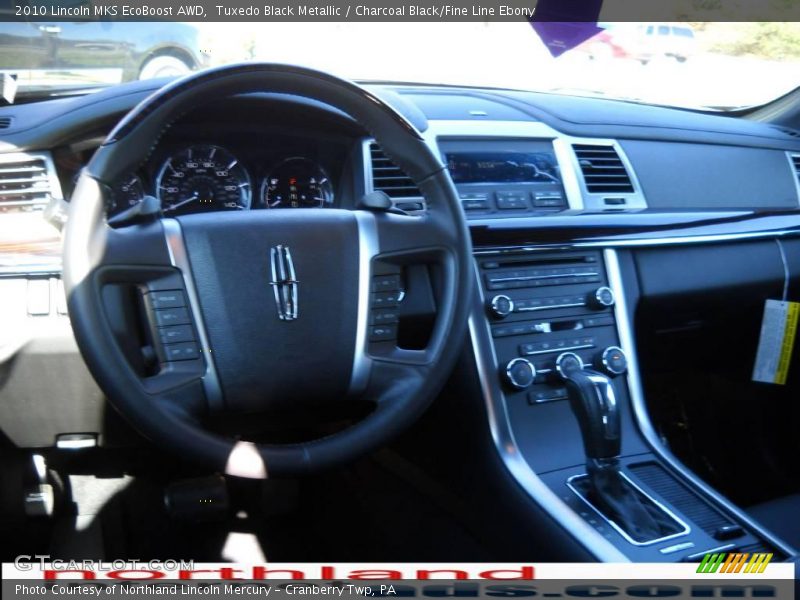 Tuxedo Black Metallic / Charcoal Black/Fine Line Ebony 2010 Lincoln MKS EcoBoost AWD
